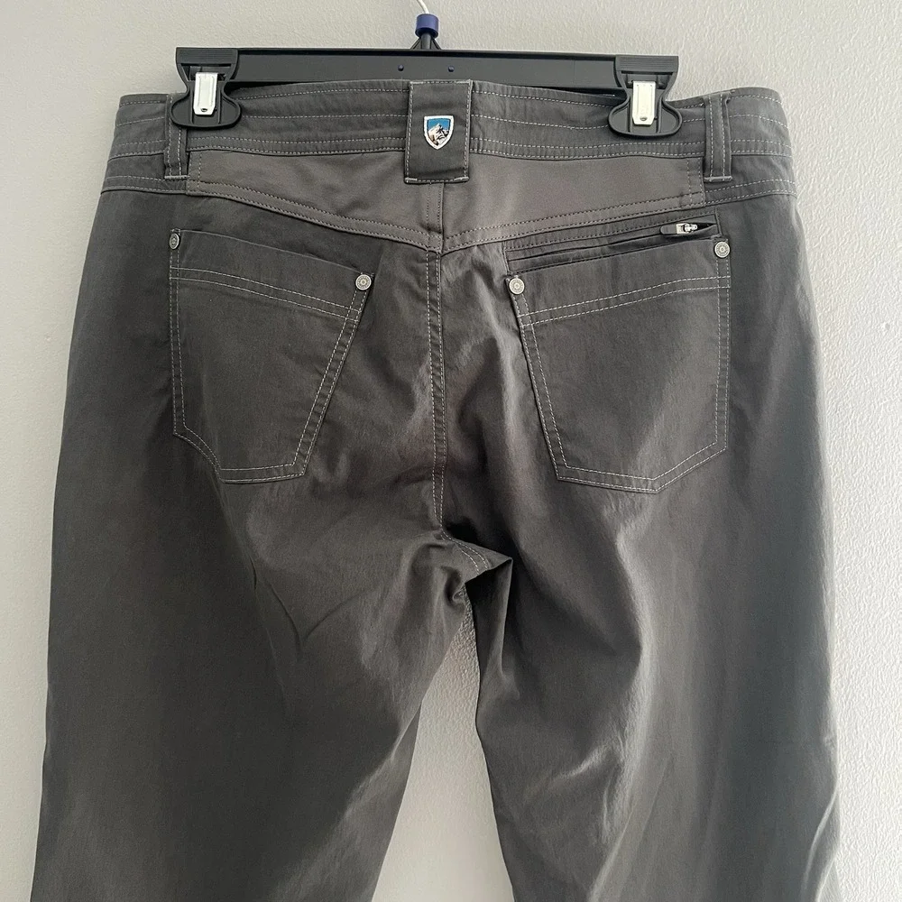 Kuhl Pants Womens Size 8 Regular Gray Outdoor Hiking Stretch Utility Pockets‎